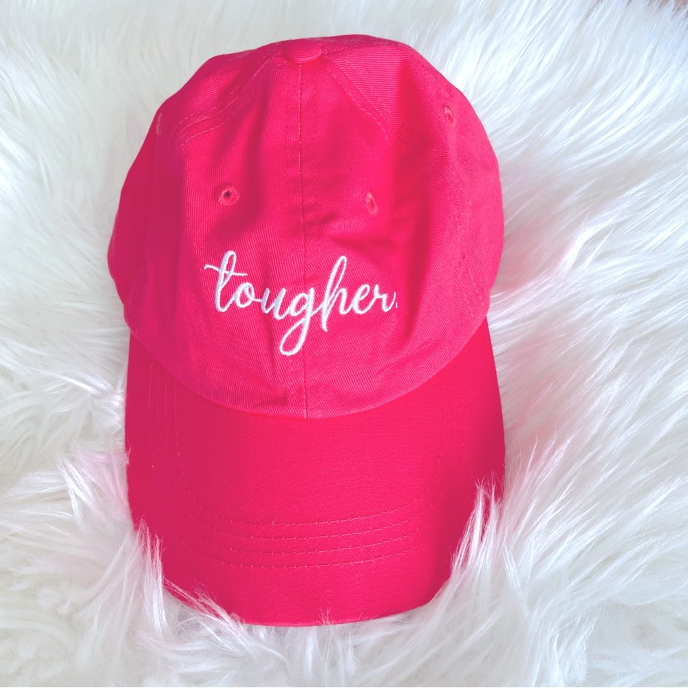 ’Tougher’ Fuchsia Adjustable Baseball CAP